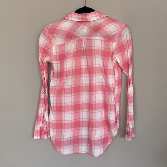 Pink plaid button up shirt - Picture 5 of 5